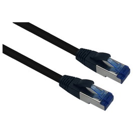 Helos Patchkabel Cat.6a Outdoor AWG 27/1 negro 20,0m