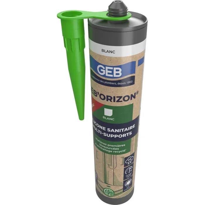 GEB Silicona Sanitaria Multiusos - Blanco - 310 ml - GEB3283988909504