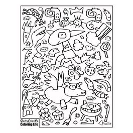 Mantel Playcolor Para Pintar Grande (213X137) (Set de 10)