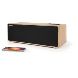 Thomson Altavoz Bluetooth THO3499550389739 Madera y Negro