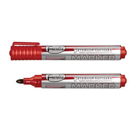Marcador Permanente Forofis 270 Conico Rojo (Set de 12)