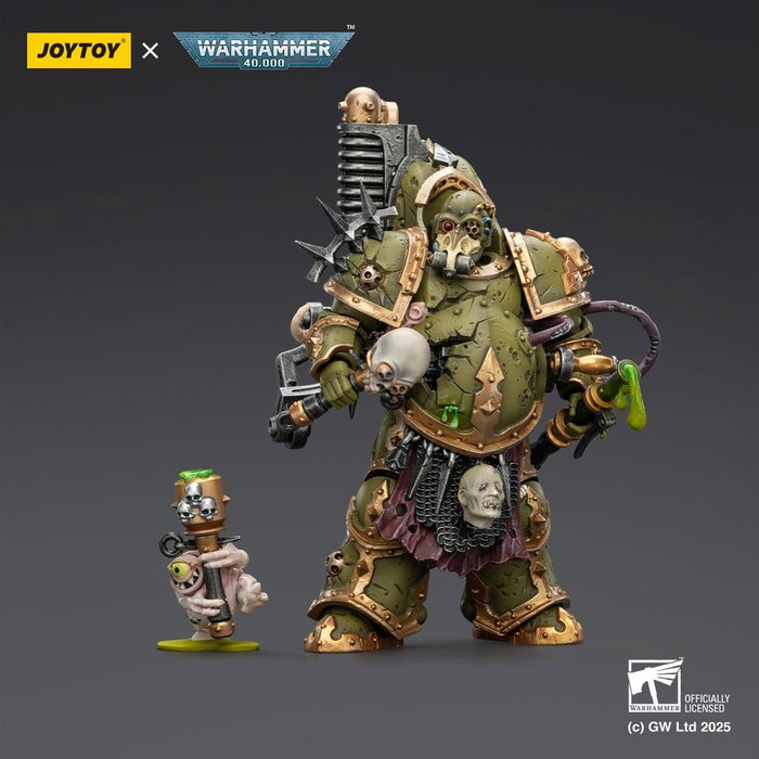 Joy Toy (CN) Warhammer 40,000 Figura Death Guard Foul Blight spawn con Plague Sprayer 12 cm Joy Toy (CN) Warhammer 40,000 Figura Death Guard Foul Blight spawn con Plague Sprayer 12 cm