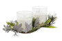 DKD Home Decor Set de 2 Velas de Cera de Parafina en Colores Surtidos