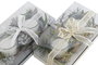 DKD Home Decor Set de 2 Velas de Cera de Parafina en Colores Surtidos