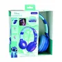 Lexibook Auriculares Bluetooth y Cable Plegables Diseño 3D Universo Stitch AAABR99512 con Limitación de Volumen