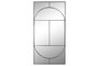 DKD Home Decor Espejo de Hierro y Cristal Negro 90x180 cm
