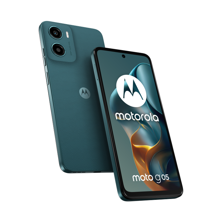 Motorola Moto G05 Smartphone Libre 4G Verde | Pantalla 6.67" 90Hz | 128 GB + 4 GB RAM | Cámara 50 MP | Batería 5200 mAh | Android 15 | Dual SIM | Carga TurboPower