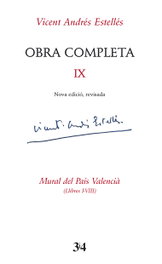 TRES I QUATRE, Obra completa revisada, vol. 9, Vicent Andrés Estellés - TRES I QUATRE