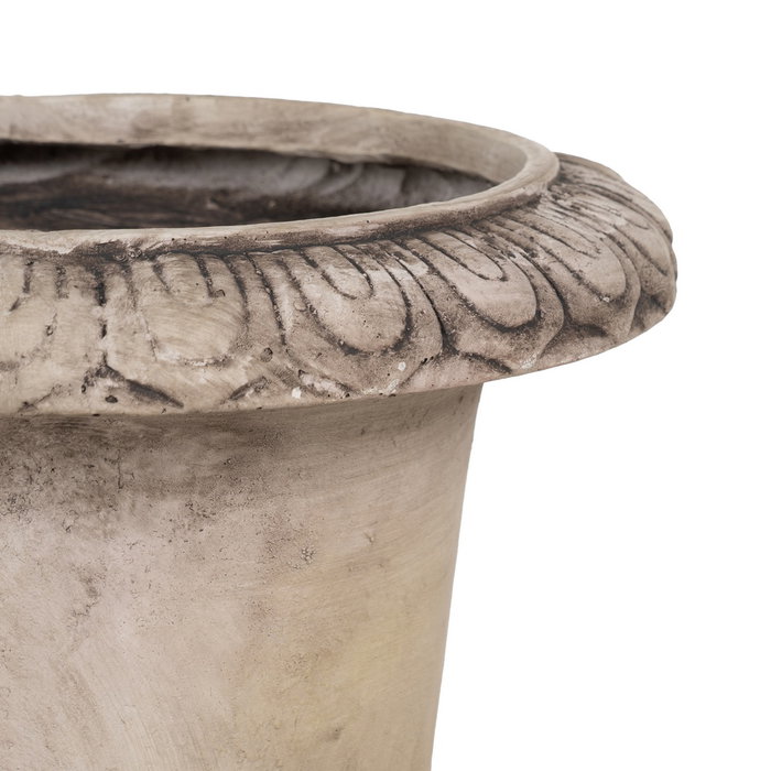 Macetero Beige Fibra de Magnesio 37 X 37 X 53,50 cm Macetero Beige Fibra de Magnesio 37 X 37 X 53,50 cm