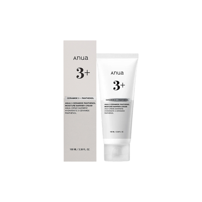 3+, 3 Ceramida + Pantenol, Hidratante, Crema, Para la cara, 100 ml