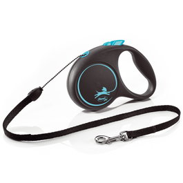 Flexi Black Design Correa de Cordón Azul 5m Talla S