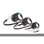 Flexi Black Design Correa Extensible con Cordón, 5m, Azul, Talla S hasta 12kg