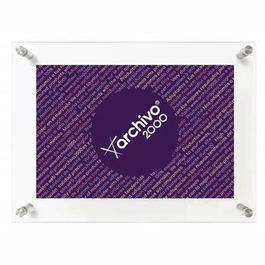 Archivo 2000 Expositor Mural Metacrilato Ultratransparente Vertical - Horizontal 35x240x330 mm