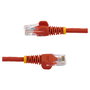 StarTech Cable de Red Cat5e de 5 m Rojo con Conectores RJ45 sin Enganches