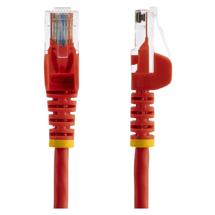 StarTech Cable de Red Cat5e de 5 m Rojo con Conectores RJ45 sin Enganches StarTech Cable de Red Cat5e de 5 m Rojo con Conectores RJ45 sin Enganches