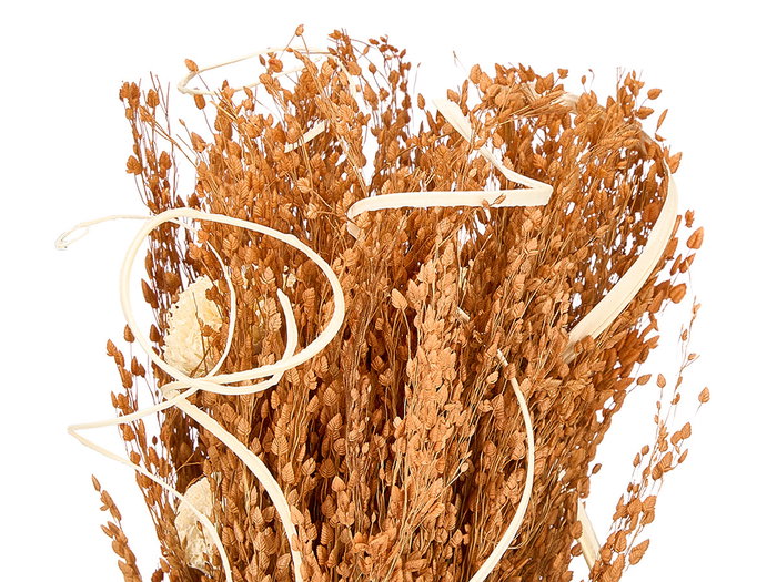 Giftdecor Florero Alto Pequeño Surtido Colores Natural y Ocre 10x25x10 cm Ceramica Materia Vegetal (Set de 18)