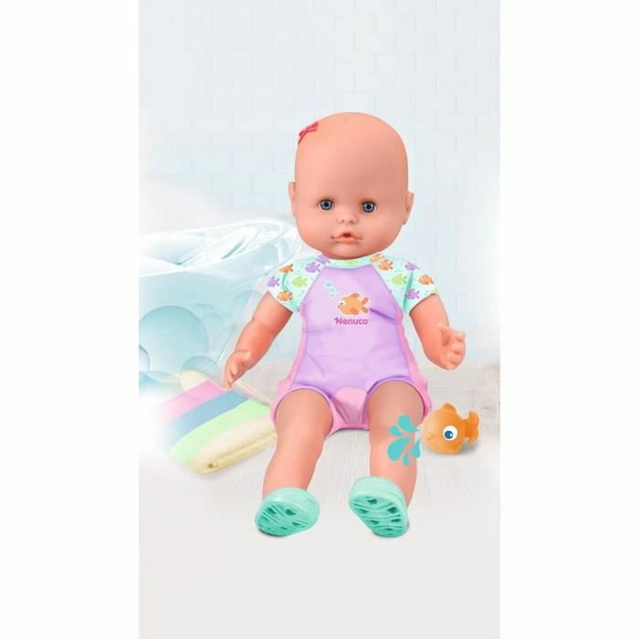 Gptoys Nenuco Mi primer baño con pez, 35 cm