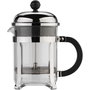 Bodum Chambord Cafetera de Pistón 0,5 L - Plata/Negro
