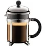Bodum Chambord Cafetera de Pistón, 4 Tazas, 0.5 L, Acero Inoxidable - BOD0727015141718