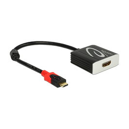 DeLOCK USB-C a HDMI Adapter 4K 60Hz Negro - Adaptador 62730 4096 x 2160 Pixeles