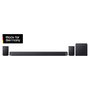 Samsung HW-Q995GF Soundbar Q-Series - 11.1.4 Canales con Atmos, DTS:X, DTS Digital Surround, Game Pro, Subwoofer Inalámbrico, Color Titanio Negro