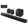 Samsung HW-Q995GF Soundbar Q-Series - 11.1.4 Canales con Atmos, DTS:X, DTS Digital Surround, Game Pro, Subwoofer Inalámbrico, Color Titanio Negro