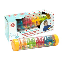 Tachan Palo de Lluvia Musical para Bebés Estimula los Sentidos y Relaja con Sonido Calmante de Gotas de Agua