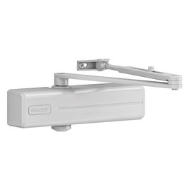 DUVER Cierrapuertas de piñón-cremallera DC120 Plata EV1