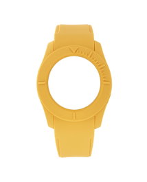 Watxandco Correa de Silicona Amarilla 38mm