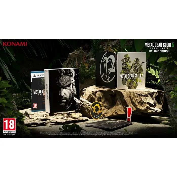 Konami KON1731520981639 Metal Gear Solid Delta Snake Eater Edición Deluxe Juego para PS5 Konami KON1731520981639 Metal Gear Solid Delta Snake Eater Edición Deluxe Juego para PS5