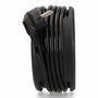 Edm Enrollacables con 4 tomas 2p+t schuko, Negro