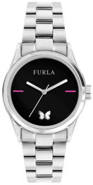 Furla R4253101530 Reloj Analógico para Mujer con Esfera Negra