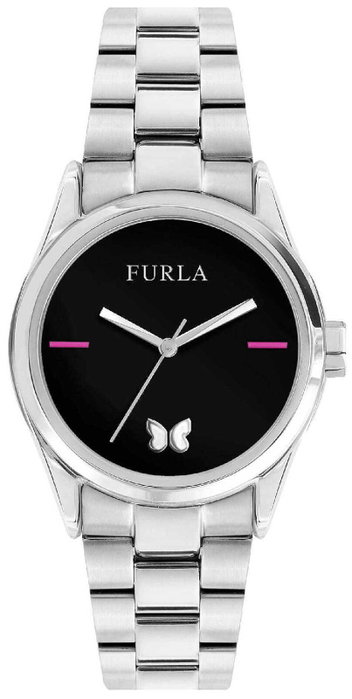Furla R4253101530 con esfera negra y caja plateada Furla R4253101530 con esfera negra y caja plateada