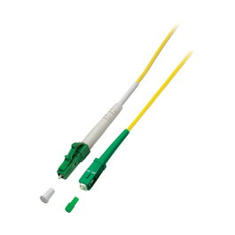 EFB Elektronik Patchkabel LC/APC-SC/APC OS2 G657A2 3m Amarillo