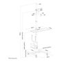 Newstar Neomounts FPMA-MOBILE1700 Puesto de Trabajo Móvil para Monitor/TV hasta 32 pulgadas