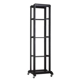 MicroConnect Bastidor de laboratorio 42HU 600x600 negro RAL 9004