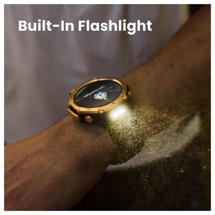 Amazfit T-Rex 3 Pro Smartwatch Reloj Deportivo 48 mm Oro Negro AMOLED