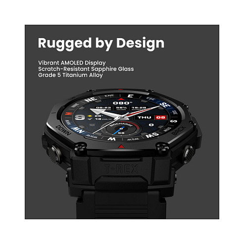 Amazfit T-Rex 3 Pro Smartwatch Reloj Deportivo 48 mm Oro Negro AMOLED