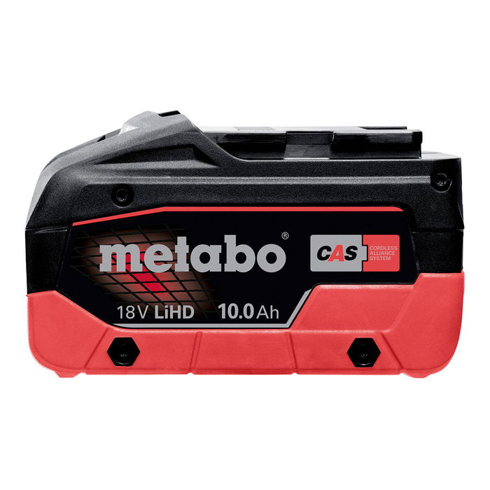 Metabo 625549000 Pack Batería Li-Ion 18V 10.0Ah 10000mAh para Herramientas Universales - Negro