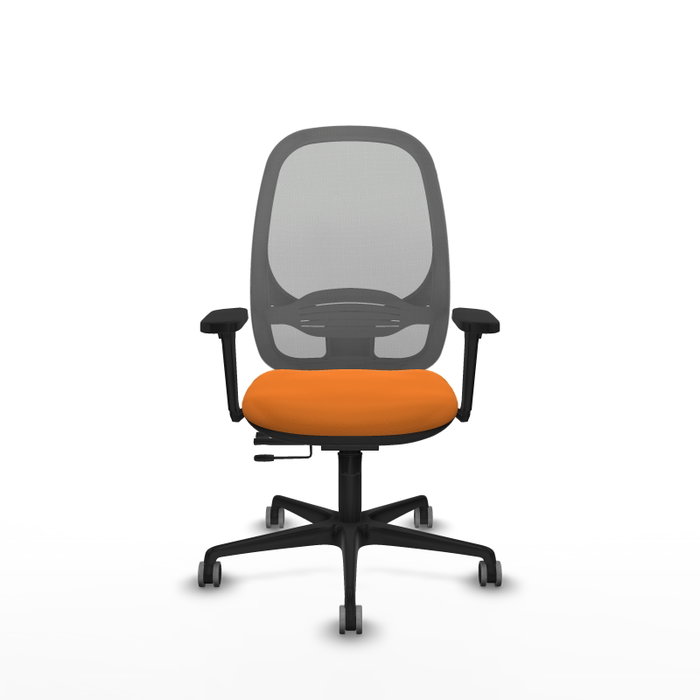PIQUERAS Y CRESPO Silla de oficina Cilanco Naranja y Gris PIQUERAS Y CRESPO Silla de oficina Cilanco Naranja y Gris