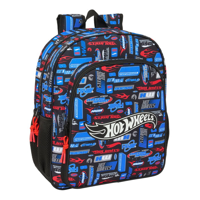 Safta Mochila Junior Hot Wheels Adaptable a Carro