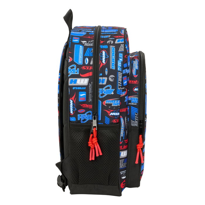 Safta Mochila Junior Hot Wheels Adaptable a Carro