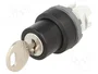 ABB M2SSK1-103 Interruptor rotativo con llave de 2 posiciones negro