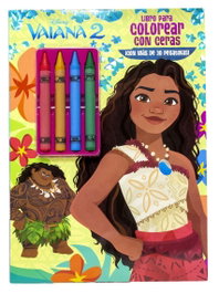 DISNEY LIBROS Vaiana 2. Libro para colorear con ceras