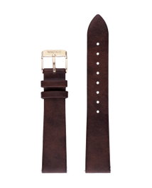 Watxandco Correa de Cuero Marrón para Mujer 38mm