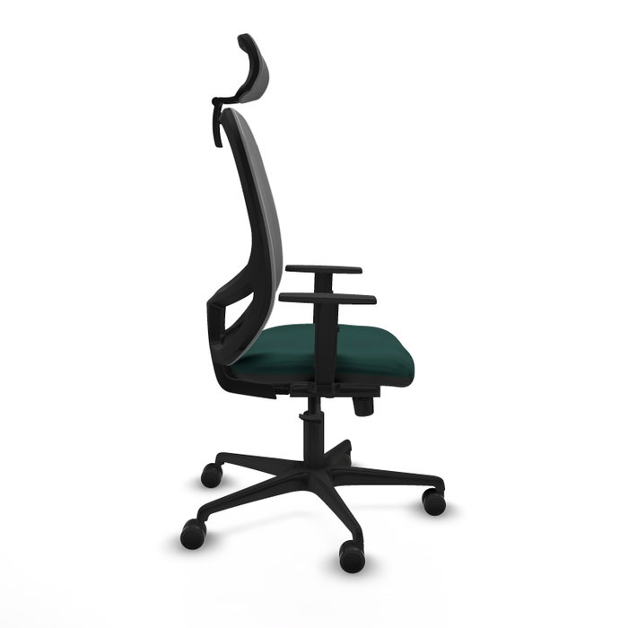 PIQUERAS Y CRESPO Silla de oficina Cilanco con mecanismo Sincro, Verde botella y Gris PIQUERAS Y CRESPO Silla de oficina Cilanco con mecanismo Sincro, Verde botella y Gris