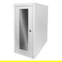 Digitus DA-90011 Armario para PC con Puerta de Vidrio, Ruedas y Cerraduras, Color Gris RAL 7035, Acero