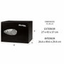 Master Lock Caja fuerte con combinación electrónica programable - Negro y gris metalizado