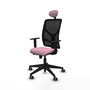 PIQUERAS Y CRESPO Silla de oficina Motilla Rosa con mecanismo Sincro/Traslack