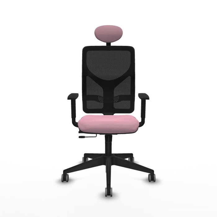 PIQUERAS Y CRESPO Silla de oficina Motilla Rosa con mecanismo Sincro/Traslack PIQUERAS Y CRESPO Silla de oficina Motilla Rosa con mecanismo Sincro/Traslack